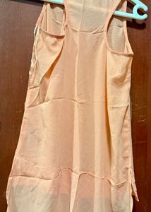 Peach Sleeveless Top