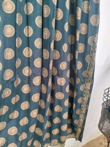 Elegant dark green kurti &amp; grey white pant