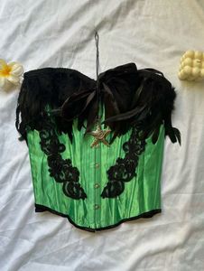 Midnight Feather Corset