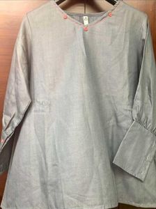 Stylish Grey Tunic Top