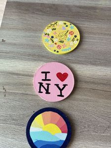 Handmade Painted Coasters Or Showcase Pieces