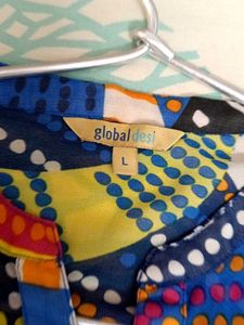 Colorful Georgette Top🏵️🌸🪻🌼