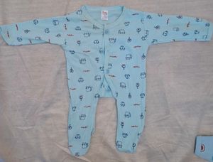 Cute Baby Blue Onesie, Quantity:2