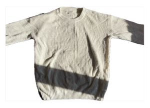 baggy Beige Knit Sweater unisex