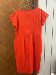 Gud Orange Dress