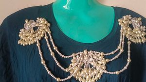 Elegant gorgeous Blue Kaftan Dress