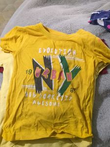 5 t-shirts /TOPS For Girl Babies 2-4 Age