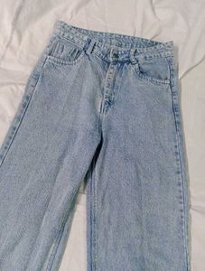 Straight Blue Denim Jeans