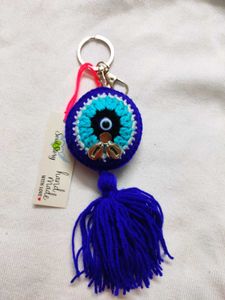 Evil Eye Crochet Keychain 🧿