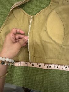 Khaki Gold Blouse