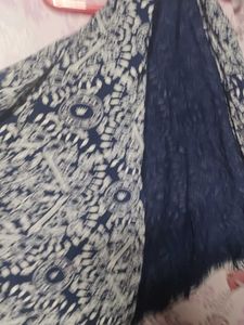 White Printer Blue Shrug
