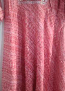 Peach Colour Kurtha Like New