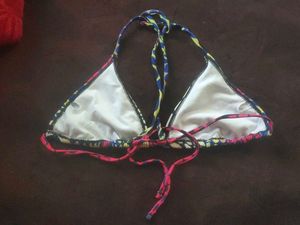 Fun Polka Dot Bikini Top👙💚💙