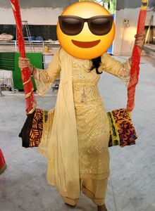 Beautiful plazoo suit with duppata