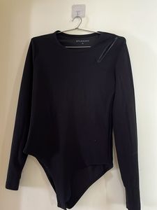 Black Long Sleeve Bodysuit