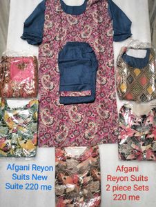 New Pure Cotton Suits 2 Piece Sets Kurtis With Pan