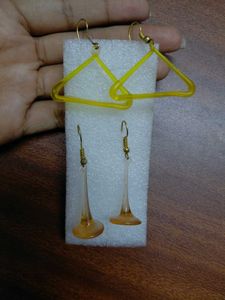 Funky Geometric & Dangle Earring Set