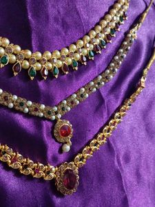 Combo Of 3 Ethnic Necklaces