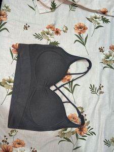 2 Stylish Grey & brown Sports Bra