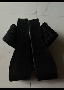Black Platform Slides