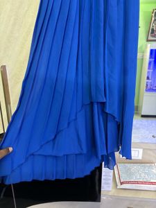 Blue High-Low Dress