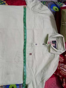 Men&#39;s Casual Green Kurta Shirt