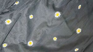 Black Floral Daisy Dress