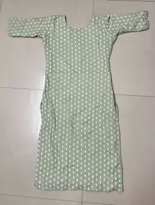 Sage Green Printed Kurta