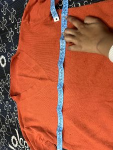 Orange Long Sleeve Top