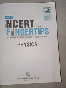 NCERT on fingertips Physics XI-XII