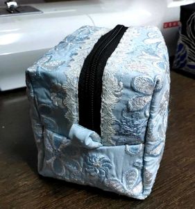 Handmade Floral Embroidered Pouch