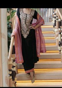 Elegant Embroidered Kurta Set
