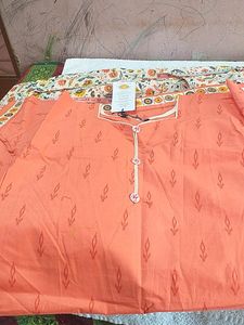 Orange Pranjul Readymade Suit