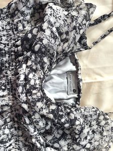 Floral Print Ruffle Top