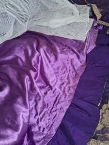 Heavy Designer Gown With Resin Matching Earings