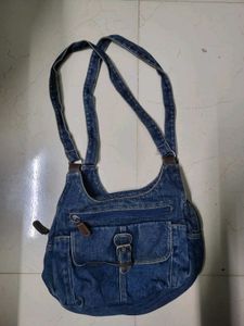Denim Shoulder Bag