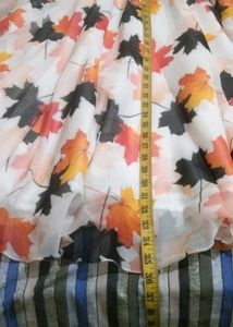 Leaf Print Kurta Set