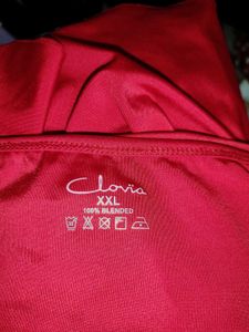 Red Frilled Monokini Bodysuit