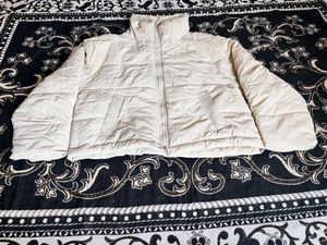 Beige Puffer Jacket