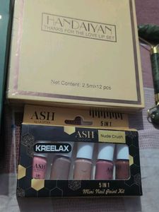 Macplus And Handiyan Lipstick Sets , Nail Paints