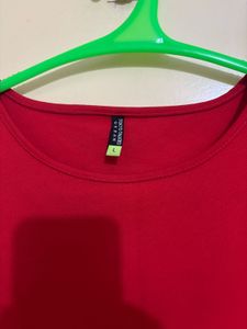 Red Crop Top