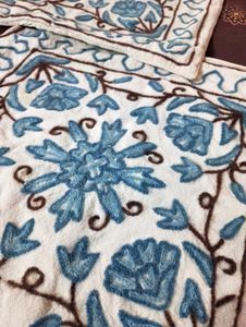 Wool Embroidered Cushion Covers (Set of 2)