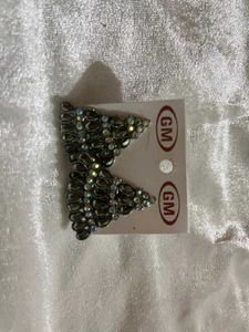 Stylish Silver Tone Drop Earrings