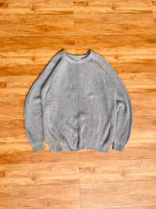 Cozy Gray Knit Sweater