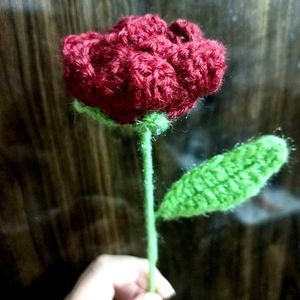 ✨🌹Cute Handmade Crochet Rose 🥀