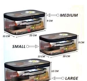 Daisy Cosmetic Organizer Set - 3 Piece