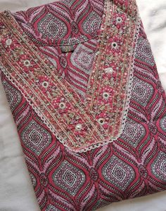 Pink Radiance-elegant Printed Suit Set