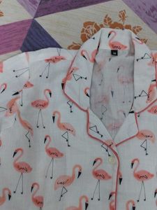 Flamingo Print Pajama Set