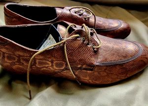 Snakeskin Print Shoes