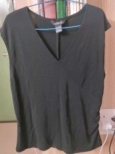 Black Ruched Dress
